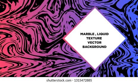 Mixture of acrylic paints. Liquid marble texture. Fluid art. Applicable for design cover, presentation, invitation, flyer, annual report, poster and business card, desing packaging - Vector