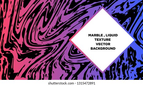 Mixture of acrylic paints. Liquid marble texture. Fluid art. Applicable for design cover, presentation, invitation, flyer, annual report, poster and business card, desing packaging - Vector