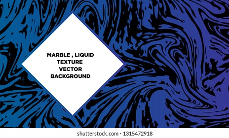 Mixture of acrylic paints. Liquid marble texture. Fluid art. Applicable for design cover, presentation, invitation, flyer, annual report, poster and business card, desing packaging - Vector