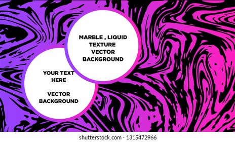Mixture of acrylic paints. Liquid marble texture. Fluid art. Applicable for design cover, presentation, invitation, flyer, annual report, poster and business card, desing packaging - Vector
