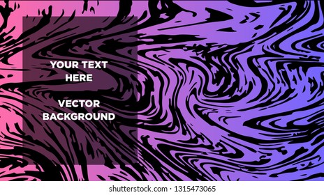 Mixture of acrylic paints. Liquid marble texture. Fluid art. Applicable for design cover, presentation, invitation, flyer, annual report, poster and business card, desing packaging - Vector