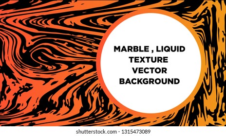 Mixture of acrylic paints. Liquid marble texture. Fluid art. Applicable for design cover, presentation, invitation, flyer, annual report, poster and business card, desing packaging - Vector