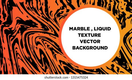 Mixture of acrylic paints. Liquid marble texture. Fluid art. Applicable for design cover, presentation, invitation, flyer, annual report, poster and business card, desing packaging - Vector