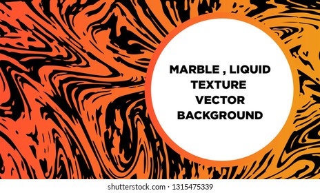 Mixture of acrylic paints. Liquid marble texture. Fluid art. Applicable for design cover, presentation, invitation, flyer, annual report, poster and business card, desing packaging - Vector