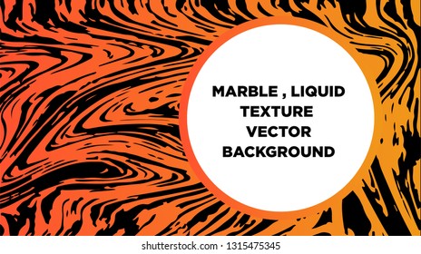Mixture of acrylic paints. Liquid marble texture. Fluid art. Applicable for design cover, presentation, invitation, flyer, annual report, poster and business card, desing packaging - Vector