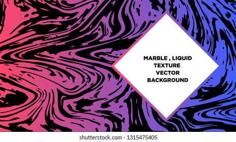 Mixture of acrylic paints. Liquid marble texture. Fluid art. Applicable for design cover, presentation, invitation, flyer, annual report, poster and business card, desing packaging - Vector