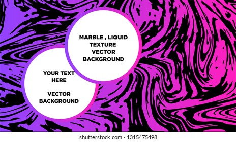 Mixture of acrylic paints. Liquid marble texture. Fluid art. Applicable for design cover, presentation, invitation, flyer, annual report, poster and business card, desing packaging - Vector