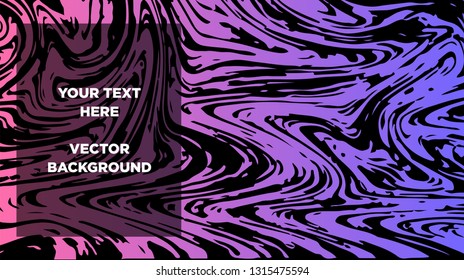 Mixture of acrylic paints. Liquid marble texture. Fluid art. Applicable for design cover, presentation, invitation, flyer, annual report, poster and business card, desing packaging - Vector