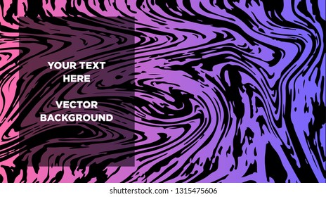 Mixture of acrylic paints. Liquid marble texture. Fluid art. Applicable for design cover, presentation, invitation, flyer, annual report, poster and business card, desing packaging - Vector