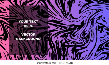Mixture of acrylic paints. Liquid marble texture. Fluid art. Applicable for design cover, presentation, invitation, flyer, annual report, poster and business card, desing packaging - Vector