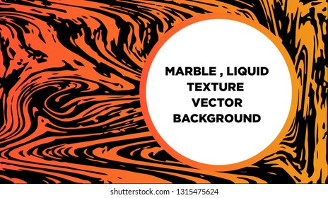 Mixture of acrylic paints. Liquid marble texture. Fluid art. Applicable for design cover, presentation, invitation, flyer, annual report, poster and business card, desing packaging - Vector
