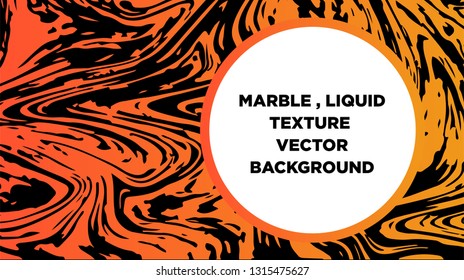 Mixture of acrylic paints. Liquid marble texture. Fluid art. Applicable for design cover, presentation, invitation, flyer, annual report, poster and business card, desing packaging - Vector