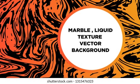 Mixture of acrylic paints. Liquid marble texture. Fluid art. Applicable for design cover, presentation, invitation, flyer, annual report, poster and business card, desing packaging - Vector