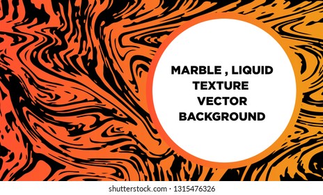 Mixture of acrylic paints. Liquid marble texture. Fluid art. Applicable for design cover, presentation, invitation, flyer, annual report, poster and business card, desing packaging - Vector