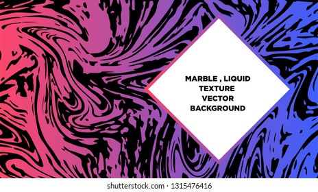 Mixture of acrylic paints. Liquid marble texture. Fluid art. Applicable for design cover, presentation, invitation, flyer, annual report, poster and business card, desing packaging - Vector