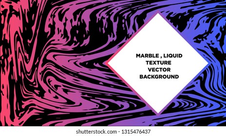 Mixture of acrylic paints. Liquid marble texture. Fluid art. Applicable for design cover, presentation, invitation, flyer, annual report, poster and business card, desing packaging - Vector