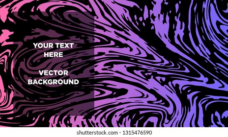 Mixture of acrylic paints. Liquid marble texture. Fluid art. Applicable for design cover, presentation, invitation, flyer, annual report, poster and business card, desing packaging - Vector