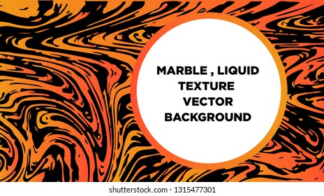 Mixture of acrylic paints. Liquid marble texture. Fluid art. Applicable for design cover, presentation, invitation, flyer, annual report, poster and business card, desing packaging - Vector