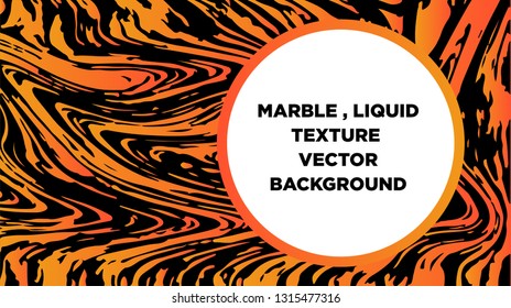 Mixture of acrylic paints. Liquid marble texture. Fluid art. Applicable for design cover, presentation, invitation, flyer, annual report, poster and business card, desing packaging - Vector
