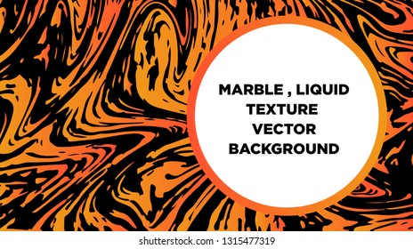 Mixture of acrylic paints. Liquid marble texture. Fluid art. Applicable for design cover, presentation, invitation, flyer, annual report, poster and business card, desing packaging - Vector