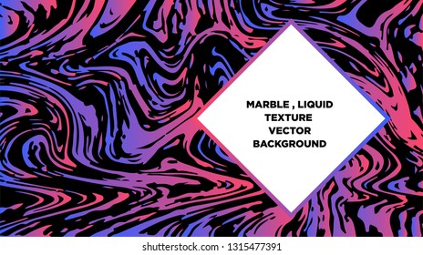 Mixture of acrylic paints. Liquid marble texture. Fluid art. Applicable for design cover, presentation, invitation, flyer, annual report, poster and business card, desing packaging - Vector
