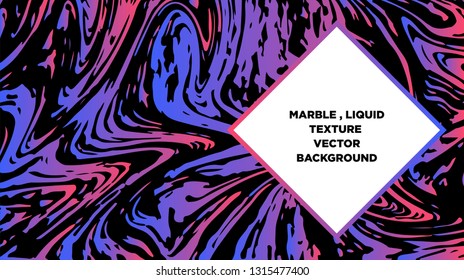 Mixture of acrylic paints. Liquid marble texture. Fluid art. Applicable for design cover, presentation, invitation, flyer, annual report, poster and business card, desing packaging - Vector