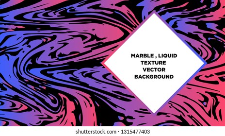 Mixture of acrylic paints. Liquid marble texture. Fluid art. Applicable for design cover, presentation, invitation, flyer, annual report, poster and business card, desing packaging - Vector