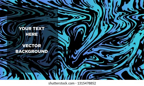 Mixture of acrylic paints. Liquid marble texture. Fluid art. Applicable for design cover, presentation, invitation, flyer, annual report, poster and business card, desing packaging - Vector
