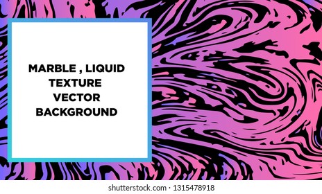 Mixture of acrylic paints. Liquid marble texture. Fluid art. Applicable for design cover, presentation, invitation, flyer, annual report, poster and business card, desing packaging - Vector