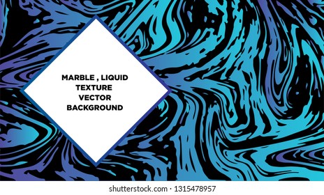 Mixture of acrylic paints. Liquid marble texture. Fluid art. Applicable for design cover, presentation, invitation, flyer, annual report, poster and business card, desing packaging - Vector