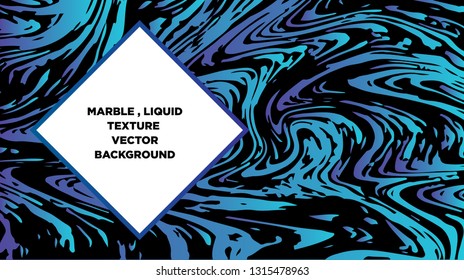 Mixture of acrylic paints. Liquid marble texture. Fluid art. Applicable for design cover, presentation, invitation, flyer, annual report, poster and business card, desing packaging - Vector