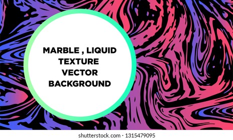 Mixture of acrylic paints. Liquid marble texture. Fluid art. Applicable for design cover, presentation, invitation, flyer, annual report, poster and business card, desing packaging - Vector