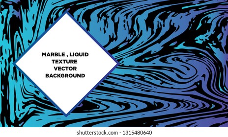 Mixture of acrylic paints. Liquid marble texture. Fluid art. Applicable for design cover, presentation, invitation, flyer, annual report, poster and business card, desing packaging - Vector