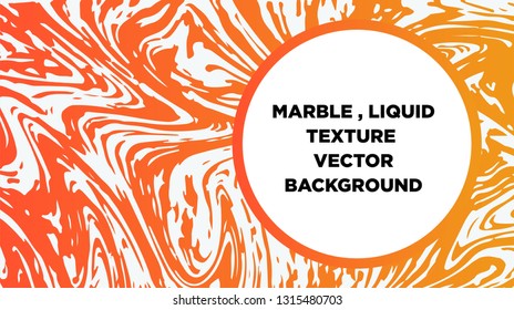 Mixture of acrylic paints. Liquid marble texture. Fluid art. Applicable for design cover, presentation, invitation, flyer, annual report, poster and business card, desing packaging - Vector
