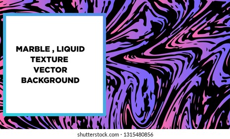 Mixture of acrylic paints. Liquid marble texture. Fluid art. Applicable for design cover, presentation, invitation, flyer, annual report, poster and business card, desing packaging - Vector