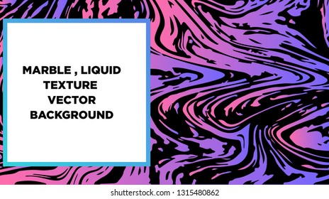 Mixture of acrylic paints. Liquid marble texture. Fluid art. Applicable for design cover, presentation, invitation, flyer, annual report, poster and business card, desing packaging - Vector
