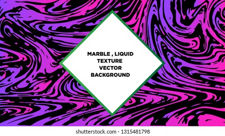 Mixture of acrylic paints. Liquid marble texture. Fluid art. Applicable for design cover, presentation, invitation, flyer, annual report, poster and business card, desing packaging - Vector