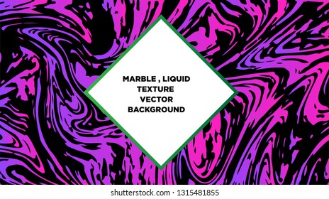 Mixture of acrylic paints. Liquid marble texture. Fluid art. Applicable for design cover, presentation, invitation, flyer, annual report, poster and business card, desing packaging - Vector