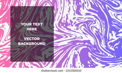 Mixture of acrylic paints. Liquid marble texture. Fluid art. Applicable for design cover, presentation, invitation, flyer, annual report, poster and business card, desing packaging - Vector