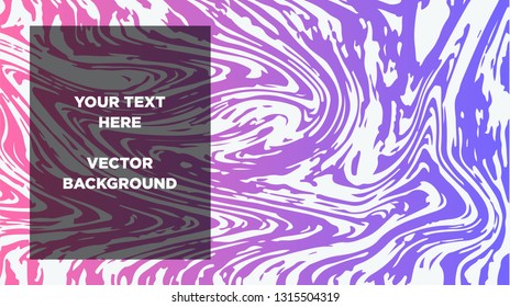 Mixture of acrylic paints. Liquid marble texture. Fluid art. Applicable for design cover, presentation, invitation, flyer, annual report, poster and business card, desing packaging - Vector