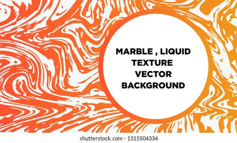 Mixture of acrylic paints. Liquid marble texture. Fluid art. Applicable for design cover, presentation, invitation, flyer, annual report, poster and business card, desing packaging - Vector