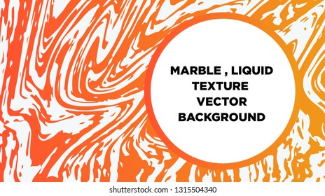 Mixture of acrylic paints. Liquid marble texture. Fluid art. Applicable for design cover, presentation, invitation, flyer, annual report, poster and business card, desing packaging - Vector