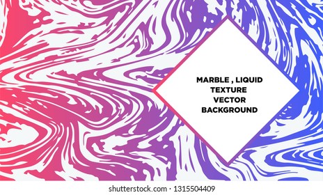 Mixture of acrylic paints. Liquid marble texture. Fluid art. Applicable for design cover, presentation, invitation, flyer, annual report, poster and business card, desing packaging - Vector