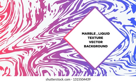 Mixture of acrylic paints. Liquid marble texture. Fluid art. Applicable for design cover, presentation, invitation, flyer, annual report, poster and business card, desing packaging - Vector