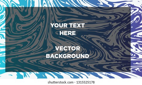 Mixture of acrylic paints. Liquid marble texture. Fluid art. Applicable for design cover, presentation, invitation, flyer, annual report, poster and business card, desing packaging - Vector