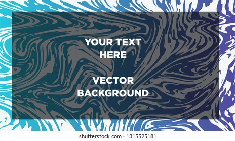 Mixture of acrylic paints. Liquid marble texture. Fluid art. Applicable for design cover, presentation, invitation, flyer, annual report, poster and business card, desing packaging - Vector