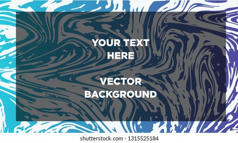 Mixture of acrylic paints. Liquid marble texture. Fluid art. Applicable for design cover, presentation, invitation, flyer, annual report, poster and business card, desing packaging - Vector