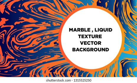 Mixture of acrylic paints. Liquid marble texture. Fluid art. Applicable for design cover, presentation, invitation, flyer, annual report, poster and business card, desing packaging - Vector