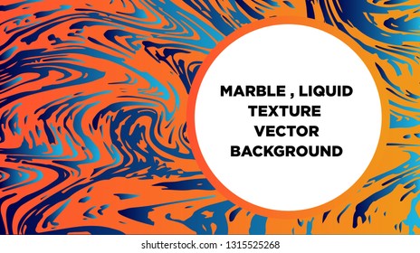 Mixture of acrylic paints. Liquid marble texture. Fluid art. Applicable for design cover, presentation, invitation, flyer, annual report, poster and business card, desing packaging - Vector