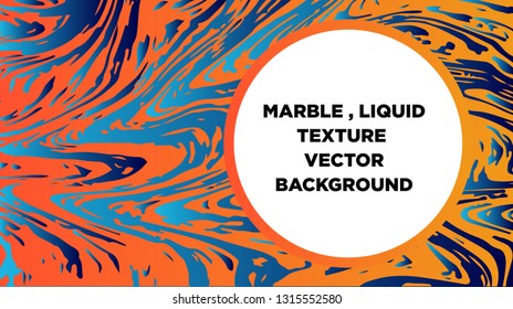 Mixture of acrylic paints. Liquid marble texture. Fluid art. Applicable for design cover, presentation, invitation, flyer, annual report, poster and business card, desing packaging - Vector